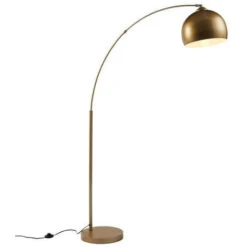 Lampadaire Arc Métal Doré Kindy 170 Cm