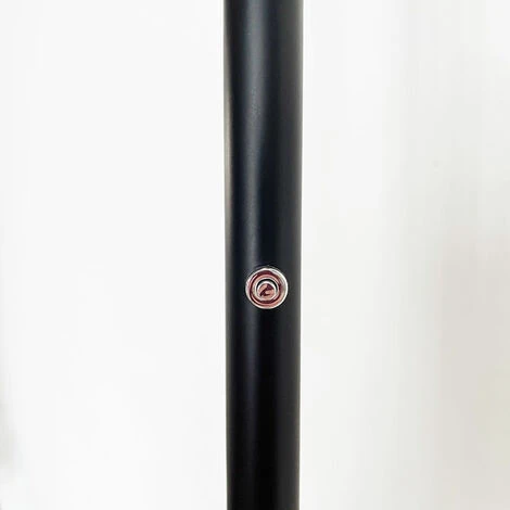 Lampadaire, Dimmable, Lampadaire LED Moderne, Noir, Uplighter, Dimmable, Variateur Tactile, Spot Orientable, 1x LED 32W 3700Lm 2700-6500K, DxH 30x180 Cm – Image 4