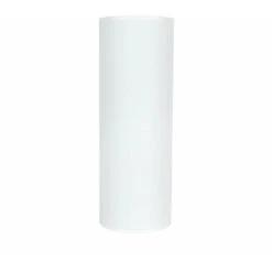 Abat-jour En Tissu Blanc Au Design Cylindrique En Style Moderne Pour Lampadaire Avec Culot E27 Ø23cm - Blanc
