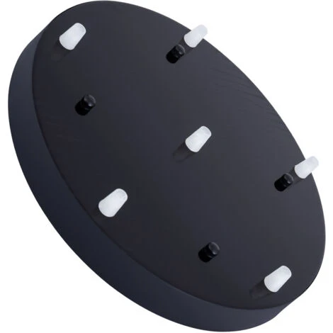 Rosace Aluminium 6x1 Noir