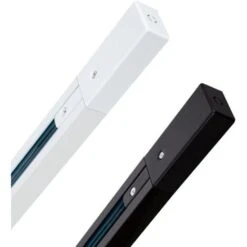 Rail Monophasé UltraPower 2 Mètres Pour Spots LED Noir