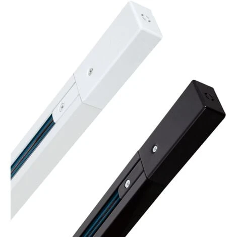 Rail Monophasé UltraPower 2 Mètres Pour Spots LED Noir