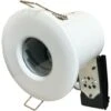 EUROPALAMP Support Spot BBC Blanc IP65 Avec Douille GU10