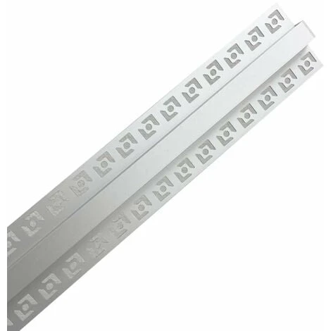Profilé Aluminium Encastrable 1m Pour Ruban LED Couvercle Blanc – Image 2