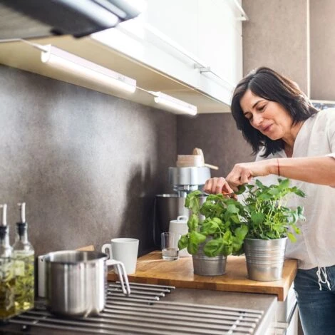 B.K.Licht Lot De 2 Réglettes LED Pour Cuisine Et Atelier, Platine LED 8W, Longueur 573 Mm, 700 Lm, Lumière Blanche Neutre 4000K – Image 4