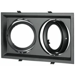 V-TAC Porte AR111 Double Couleur Noir