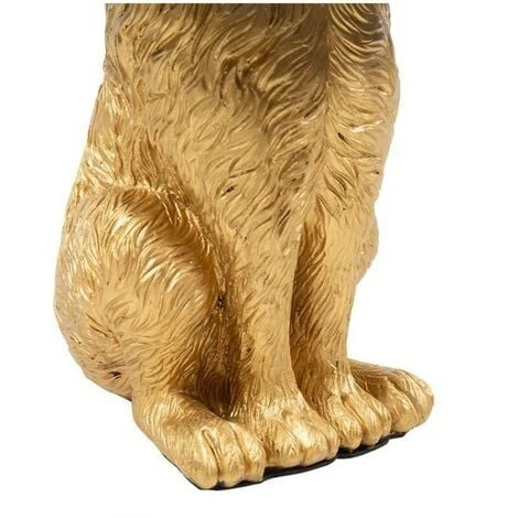 Lampe Lapin Doré Abat-jour Noir – Image 4