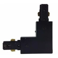 Connecteur Angle 90° Rail Monophasé NOIR - Noir - SILAMP