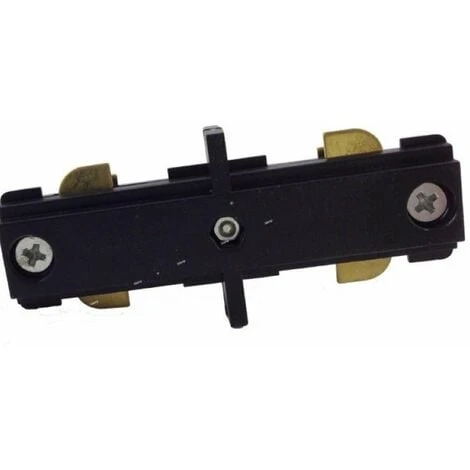 Connecteur LED Droit Pour Rail Monophasé NOIR - Noir - SILAMP