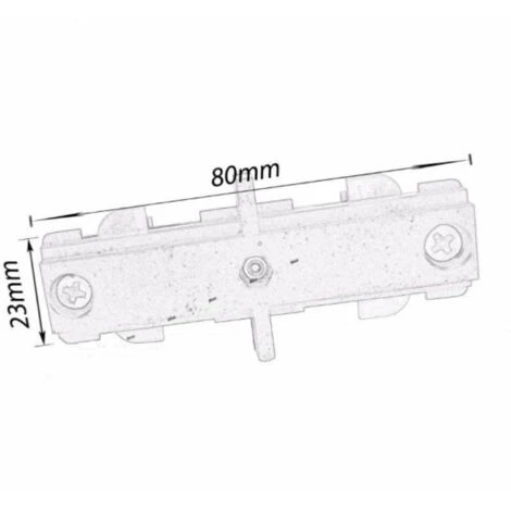 Connecteur LED Droit Pour Rail Monophasé NOIR - Noir - SILAMP – Image 3