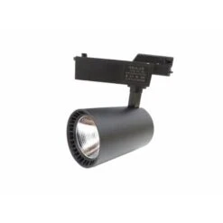 Spot LED Sur Rail 20W 80° COB Monophasé NOIR - Blanc Neutre 4000K - 5500K - SILAMP
