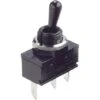 Interrupteur à Levier 1 X (On)/Off/(On) Arcolectric (Bulgin Ltd.) C1722ROAAA 250 V/AC 16 A Momentané/0/momentané 1 Pc(s