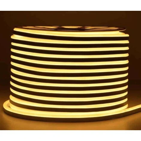 Néon LED Flexible Lumineux 1m - Blanc Chaud 3000K – Image 3
