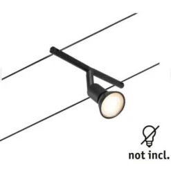 Single Spot Salt Paulmann- Gu5.3-attachement Mat Noir-944.47