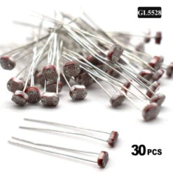 ELLE Photorésistance, 30 Pièces De Capteur De Luminosité Photorésistance GL5528 LDR De 5 Mm