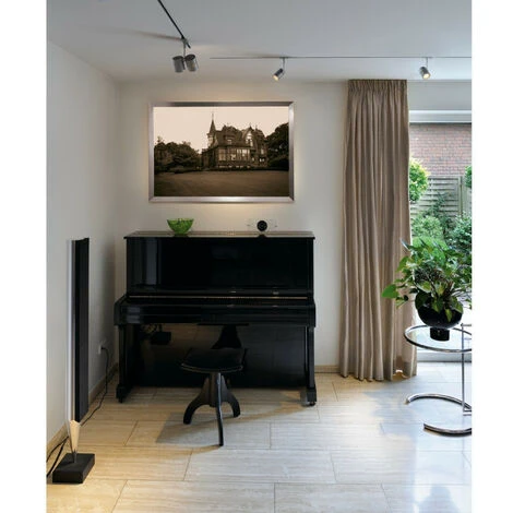 BIMA Spot Gris Argent GU10 Max. 50W Adaptateur 1 Allumage Inclus (143442) – Image 3