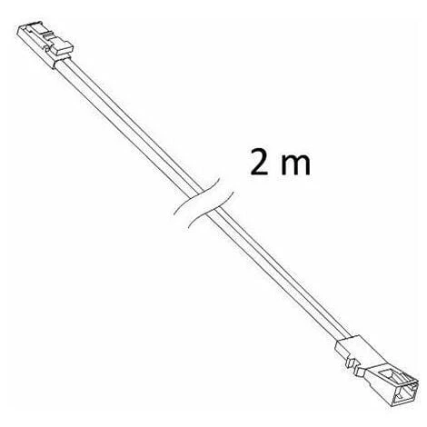 2x Câble Flexible Avec Connecteur Rapide Femelle + Mâle 2 Fil Longueur 2m Pour Ruban LED 12V 24V Distributeur Connexion Cuisine Maison Salle De Bain – Image 2
