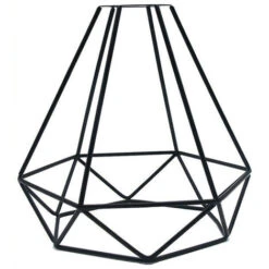 MINKUROW Abat Jour, Abat-Jour Métal, Abat-Jour Noir Vintage, Pour Cuisine, Salle À Manger, Chambre À Coucher, Couloir（Noir）