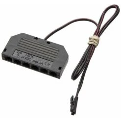 Distributeur LED 6 Voies 0,25m 12V 24V Avec Câble électrique Et Connecteur Rapide Répartiteur 6 Fiches