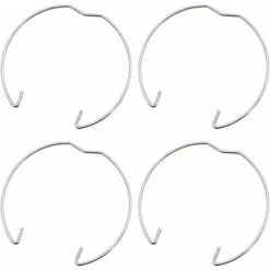 36 Pièces Anneau à Ressort 50mm Pour Spot GU10 MR16 Anneau à Ressort Anneau De Fixation Clip Pour Ampoules LED Halogène Ou Spots Encastrés En Argent.