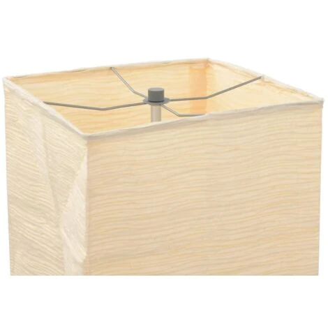 Lampadaire Avec Support En Acier 135 Cm Beige VidaXL – Image 3