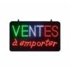 Enseigne Lumineuse LED Intérieur VENTES à  Emporter / PLAT à  Emporter