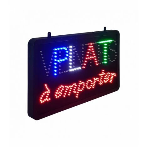 Enseigne Lumineuse LED Intérieur VENTES à Emporter / PLAT à Emporter – Image 5