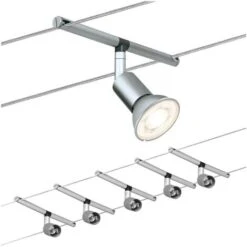 Paulmann Système De Cable Chrome Mat Sel Avec 5 Spots Sans Lampe, Max. 10W GU5,3 941,45