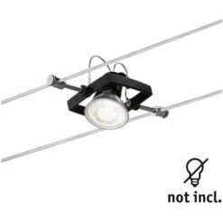 Paulmann Câble Spot Mac II De Noir Mat Sans Lampe, Max. 10W GU5,3 942,91