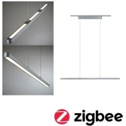 Paulmann Urail LED Pendel Lento Smart Home Zigbee 3x1800lm 3x13.5W DIMMBAR BLAND 230V CHROMA