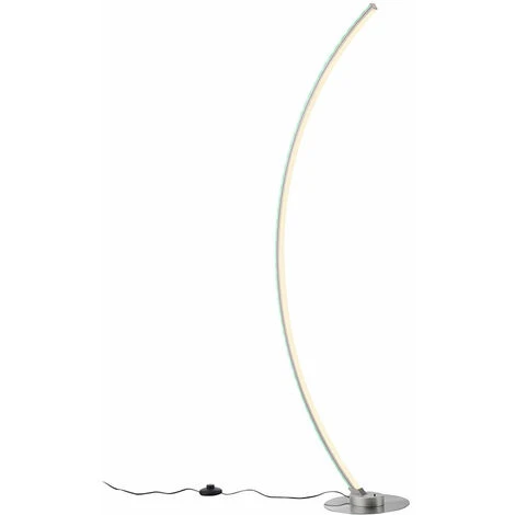 Lampadaire Lampadaire Lampe à Arc Dimmable Avec Télécommande Lampe De Salle à Manger RGB De Couleur CCT Circuit, Dimmable, LED 21W 1300lm Blanc Chaud-blanc Froid, LxlxH 50x24,5x140 Cm – Image 2