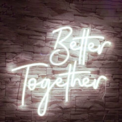 1pc LED Néon Signe Better Together Pour Fête Décoration Art Décoration Lampe Neon Pour Fête Décor,5w