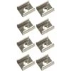 8x Clip De Fixation Pour Profilé Bandes LED Support De Montage 20 X 16 X 7mm Ruban Eclairage Intérieur Maison Lumière Meuble Salon Chambre Cuisine Accessoire