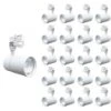 Spot LED Sur Rail 30W 80° Triphasé Blanc (Pack De 20) - Blanc Neutre 4000K - 5500K - SILAMP