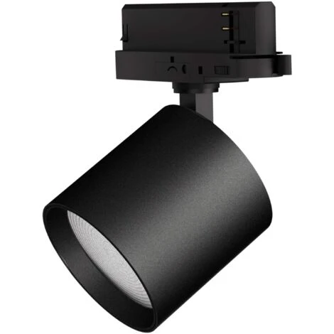 Spot Tracklight Noir 33W Pour Rail 4 Wires Equi 180W 2900Lm Température De Couleur: Blanc Neutre 4000K – Image 2