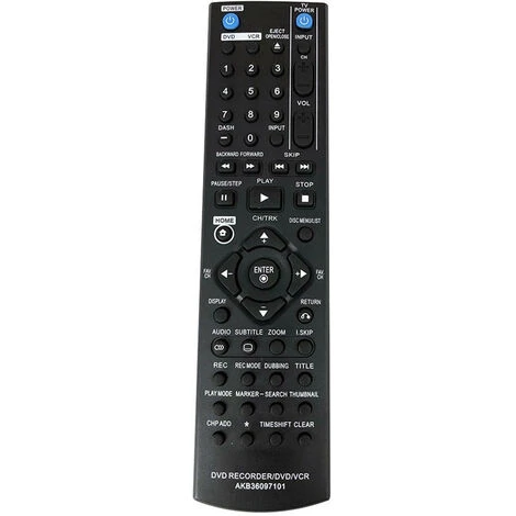 Remplacement Des Télécommandes Akb36097101 Pour Lg Enregistreur Dvd Dvd Magnétoscope Télécommande Rc897t Rc397hm Fernbedienung