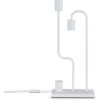Paco Home Lampadaire Lampe De Table Salon Lampe De Chevet Abat-Jour Bois Moderne Blanc, Lampe De Table 2