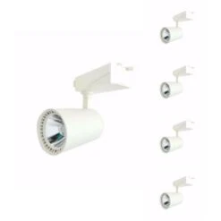 Spot LED Sur Rail 30W 80° Monophasé BLANC (Pack De 5) - Blanc