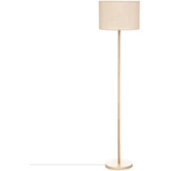 Lampadaire Della Beige En Pin H149 -5cm - Atmosphera Créateur D'intérieur