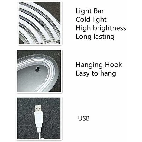 Enseigne Lumineuse Au N��on LED Guitare Veilleuses �� Commande USB Signe De Chapiteau D��coratif Bar Pub Magasin Club Garage D��cor De F��te �� La Maison (Guitare) – Image 2