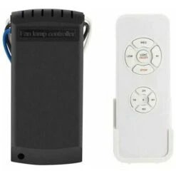 Telecommande Pour Ventilateur De Plafond, Radio-Pilotée Telecommande,Contrôleur De Ventilateur, 3 Vitesses, 4 Minuteries(1 Ensemble)