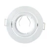 MIIDEX SUPPORT DE SPOT ENCASTRÉ ORIENTABLE ROND 93MM 1/4 DE TOUR BLANC - 7711 77711