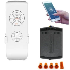Kit De Télécommande Universelle Pour Petits Ventilateurs De Plafond Avec 3 Télécommandes Sans Fil Pour Le Réglage De La Vitesse Et Le Contrôle De La Lumière