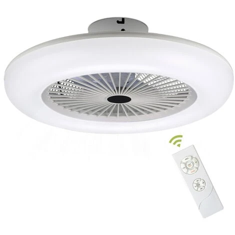 Ventilateur De Plafond 80W Refroidisseur De Lumière Moderne Avec Luminaire LED éclairé Ventilateur Résidentiel