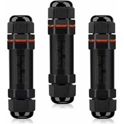 WddnAot Connecteurs De Câbles Étanches, Boite De Derivation Étanche Exterieur IP68, Raccord Electrique Étanche Lot De 3, Connecteur Electrique Etanche 3 Fils Pour Câble Ø 2-13mm