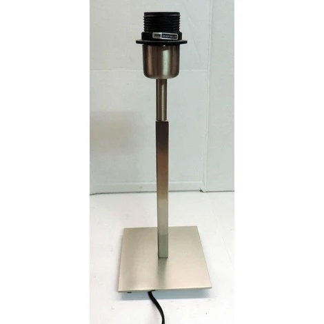 Lampe à Poser Décorative Métal H375mm Socle 130X130mm Culot E27 230V Sans Ampoule Ni Abat-jour SUMBA PM TRAJECTOIRE 003227