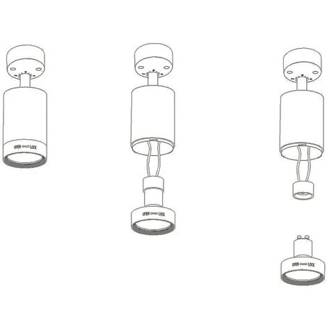 Spot Orientable Pour Ampoule GU10 S Noir â Image 4