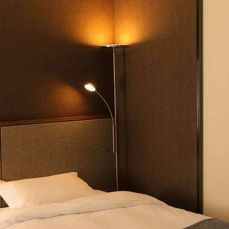 Lampadaire LED Tactile 36W 2000Lm 2 Lumières Dimmable + Télécommande – Image 4