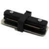 Connecteur Rigide Droit Rail Monophasé Noir