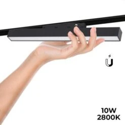 Spot Linéaire LED Opale Pour Rail Magnétique 48V - 10W Blanc Extra Chaud